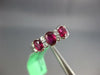 1.20CT DIAMOND & AAA RUBY 18KT WHITE GOLD OVAL & ROUND WEDDING ANNIVERSARY RING