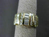 ESTATE WIDE 1.64CT DIAMOND 14KT YELLOW GOLD WEDDING ANNIVERSARY RING 9mm #11857