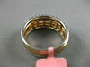 ESTATE LARGE 1.72CT WHITE & PINK DIAMOND 18K WHITE & ROSE GOLD ANNIVERSARY RING