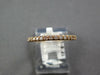 ESTATE .21CT DIAMOND 14KT ROSE GOLD 3D ROUND 2MM CLASSIC FUN LOVE RING