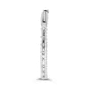 ESTATE 4.0CT DIAMOND 14KT WHITE GOLD 3D ROUND INSIDE OUT HOOP HANGING EARRINGS