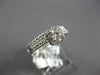 .40CT DIAMOND 14KT WHITE GOLD CLASSIC ROUND SQUARE ENGAGEMENT WEDDING RING SET