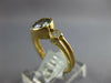 1.15CT DIAMOND & TANZANITE 14K YELLOW GOLD CLASSIC 3 STONE BEZEL ENGAGEMENT RING