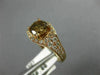 1.63CT WHITE & CHOCOLATE FANCY DIAMOND 14K ROSE GOLD 3D FILIGREE ENGAGEMENT RING