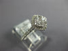 ESTATE .60CT DIAMOND 18KT WHITE GOLD CLUSTER SQUARE GEOMETRICAL FRIENDSHIP RING