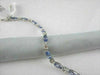 ANTIQUE 14KT WHITE 4.65CTW DIAMOND & TANZANITE BRACELET