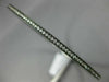 ESTATE .90CT DIAMOND 18KT BLACK GOLD 3D CLASSIC ETERNITY LOVE BANGLE BRACELET