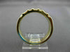 ESTATE WIDE .85CT BAGUETTE & ROUND DIAMOND 14K YELLOW GOLD ANNIVERSARY RING 3821