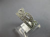 1.02CT DIAMOND 14KT WHITE GOLD 3D CLASSIC CRISS CROSS INFINITY ANNIVERSARY RING