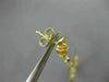 LARGE 2.7CT DIAMOND & AAA CITRINE GARNET 14K YELLOW GOLD SQUARE HANGING EARRINGS
