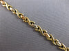 ESTATE EXTRA LONG 14K TRI COLOR GOLD MATTE & SHINY XO LOVE ANKLE BRACELET #27922
