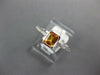 .70CT DIAMOND & AAA CITRINE 18KT WHITE GOLD 3D EMERALD CUT BEZEL FRIENDSHIP RING