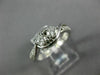 ESTATE .50CT ROUND DIAMOND 14K WHITE GOLD 3D TWO STONE ROUND INFINITY LOVE RING
