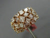 ESTATE LARGE 4.29CT PINK DIAMOND 18KT ROSE GOLD 3D MULTI SHAPE ANNIVERSARY RING