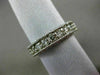 ESTATE .99CT ROUND CUT DIAMOND 14KT WHITE GOLD FILIGREE WEDDING ANNIVERSARY RING