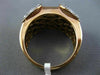 ESTATE LARGE 1.93CT ROUND & PRINCESS DIAMOND 14KT ROSE GOLD INVISIBLE MENS RING