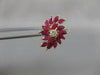 ESTATE 2.58CTW DIAMOND RUBY 14K YELLOW GOLD MARQUISE FLOWER COCKTAIL RING #19811