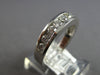 WIDE .72CT DIAMOND 14KT WHITE GOLD 3D 5MM ROUND CHANNEL WEDDING ANNIVERSARY RING