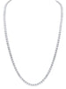 11CT DIAMOND 14KT WHITE GOLD 3D CLASSIC ROUND 4 PRONG ETERNITY TENNIS BRACELET