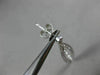 ESTATE LARGE 1.72CT DIAMOND 18KT WHITE GOLD 3D MARQUISE SHAPE HANGING EARRINGS