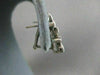 ESTATE .85CTW DIAMOND 14KT WHITE GOLD FLOWER CLIP ON EARRINGS ITALY #1148
