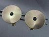 ESTATE ROUND TIFFANY & CO SUNBURST .32CT AAA SAPPHIRE 14KT Y GOLD CUFFLINKS 2092