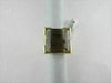 ANTIQUE WIDE 14CTW SMOKY TOPAZ DIAMOND 14K Y GOLD RING
