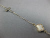 ESTATE AAA MOTHER OF PEARL 14KT YELLOW GOLD CROSS BY THE YARD FUN BRACELET 27011