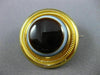 ESTATE EXTRA LARGE 14KT YELLOW GOLD EVIL EYE BARON ROTHSCHILD BROOCH PIN #26363