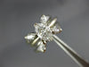 WIDE 1.09CT DIAMOND 14KT WHITE GOLD 3D MARQUISE SOLITAIRE INSERT ENGAGEMENT RING