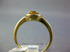 ESTATE .47CT DIAMOND & AAA CITRINE 14KT YELLOW GOLD ROUND HALO CLASSIC FUN RING