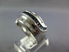 LARGE 1.79CT DIAMOND & AAA SAPPHIRE 14KT WHITE GOLD MULTI ROW ANNIVERSARY RING