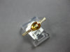 .65CT DIAMOND & AAA CITRINE 14KT YELLOW GOLD CLASSIC PEAR SHAPE & ROUND FUN RING