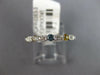 .78CT DIAMOND & AAA MULTI COLOR SAPPHIRE 18K WHITE GOLD WEDDING ANNIVERSARY RING