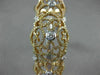 ESTATE EXTRA LARGE 1.85CT DIAMOND 14KT ROSE GOLD HEART FLEXIBLE FULL FINGER RING