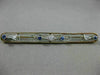 ANTIQUE LARGE .22CT OLD MINE DIAMOND & SAPPHIRE 14KT 2 TONE GOLD FILIGREE BROOCH