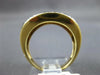 ESTATE .16CT DIAMOND & AAA BLACK ONYX 14KT WHITE & YELLOW GOLD 3D OVAL FUN RING