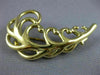 ESTATE LARGE TIFFANY & CO. 18K YELLOW GOLD CLASSIC FEATHER LEAF BROOCH PIN 26542