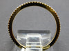 ESTATE .15CT DIAMOND 18K YELLOW GOLD ROUND 1MM ETERNITY WEDDING ANNIVERSARY RING