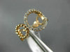 ESTATE .25CT DIAMOND 14KT ROSE GOLD ROUND BEADED CIRCLE OF LIFE CLASSIC FUN RING