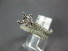 ESTATE 1.24CT DIAMOND 14K WHITE GOLD SEMI MOUNT ENGAGEMENT WEDDING BAND RING SET