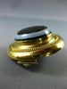 ESTATE EXTRA LARGE 14KT YELLOW GOLD EVIL EYE BARON ROTHSCHILD BROOCH PIN #26363