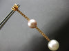 LARGE 1.81CT DIAMOND & AAA WHITE & PINK SOUTH SEA PEARL 18KT ROSE GOLD EARRINGS