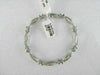 ANTIQUE WIDE 1.90CT FILIGREE 14KT WHITE GOLD DIAMOND BUTTERFLY BRACELET