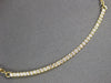 ESTATE .44CT DIAMOND 18KT YELLOW GOLD 3D CLASSIC ELONGATED HAPPY BAR NECKLACE