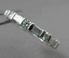 ANTIQUE 1.43CT BAGUETTE & ROUND DIAMOND 14KT WHITE GOLD ETERNITY RING 3mm #20970