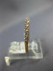 .44CT DIAMOND 18K ROSE GOLD ROUND 2mm SEMI ETERNITY SHARE PRONG ANNIVERSARY RING