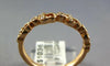 ESTATE .08CT DIAMOND 14KT ROSE GOLD MULTI LEAF FILIGREE WEDDING ANNIVERSARY RING