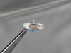 ESTATE 4MM 1.0CT DIAMOND PRINCESS CUT 14KT YELLOW GOLD WEDDING ANNIVERSARY RING