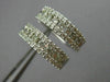 ESTATE .50CT DIAMOND 14KT WHITE GOLD 3D CLASSIC ROUND 3D ETOILE HUGGIE EARRINGS